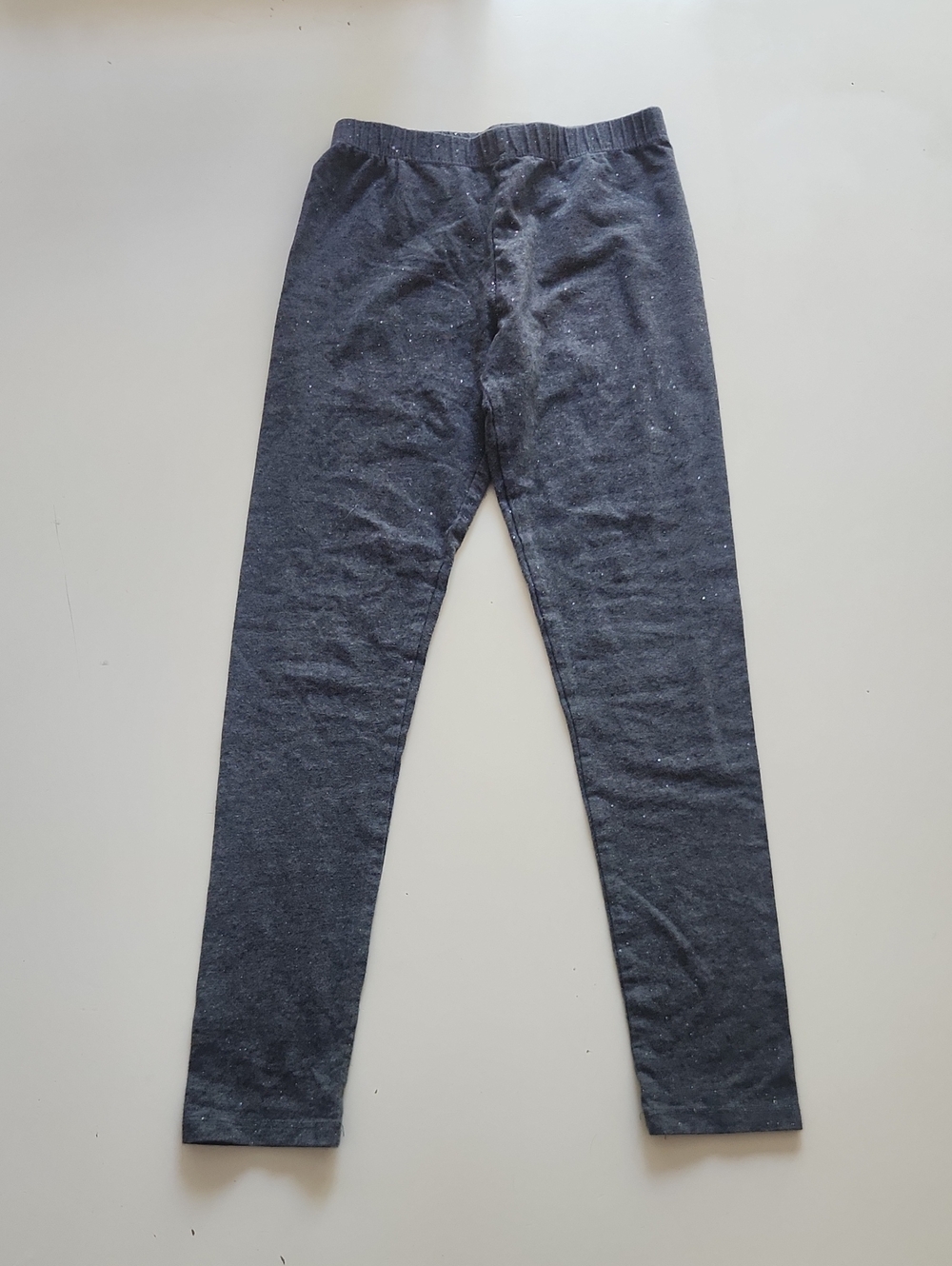 Vigoss Gray Glitter Leggings Large 10 12